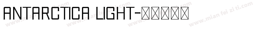 Antarctica Light字体转换